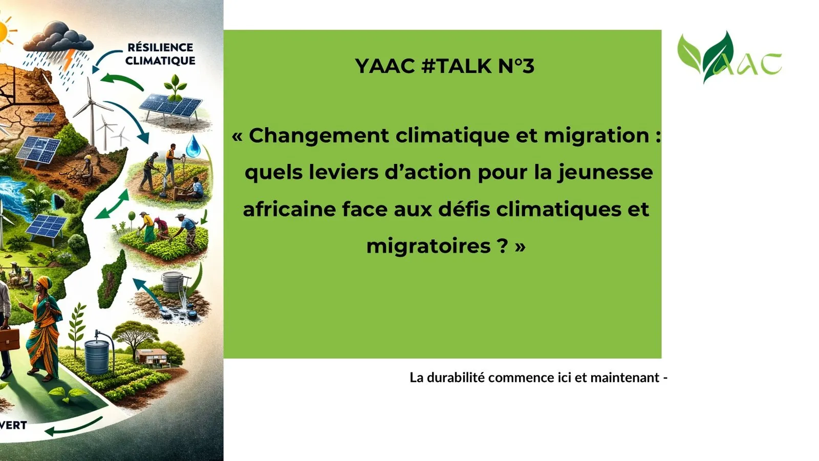 Visuel de présentation du YAAC Talk n°3